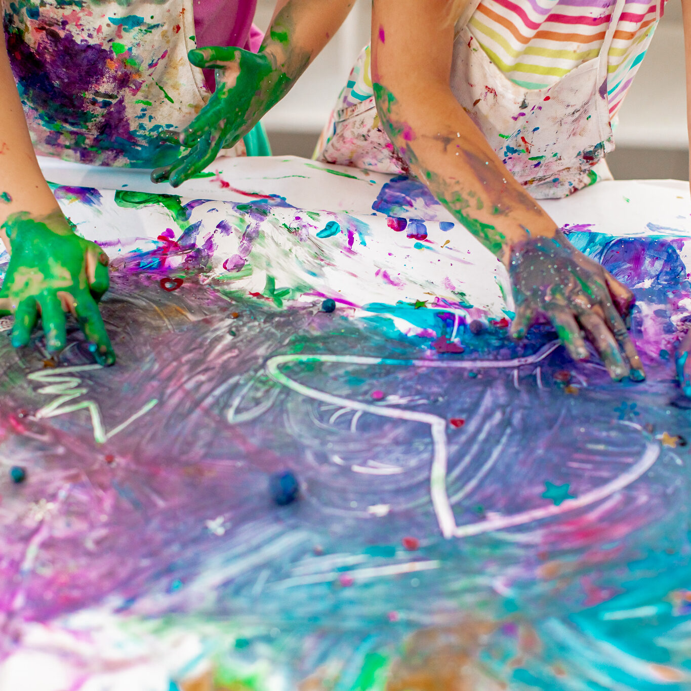 Messy painting
